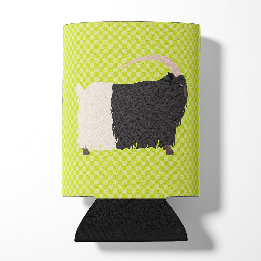 Welsh Black-Necked Goat Green Can or Bottle Hugger Cooler Sleeve for Standard 12 oz Cans, Insulated Foam Beer & Soda Can Hugger Reusable