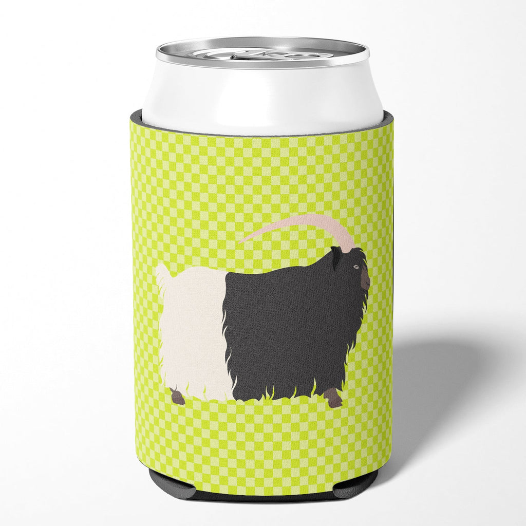 Welsh Black-Necked Goat Green Can or Bottle Hugger Cooler Sleeve for Standard 12 oz Cans, Insulated Foam Beer & Soda Can Hugger Reusable