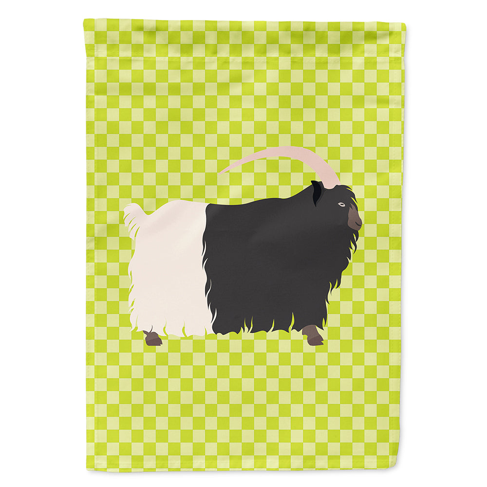 Welsh Black-Necked Goat Green House Flag 28x40 Porch Sleeve Pole Decorative Outside Yard Banner Artwork Wall Hanging, Polyester