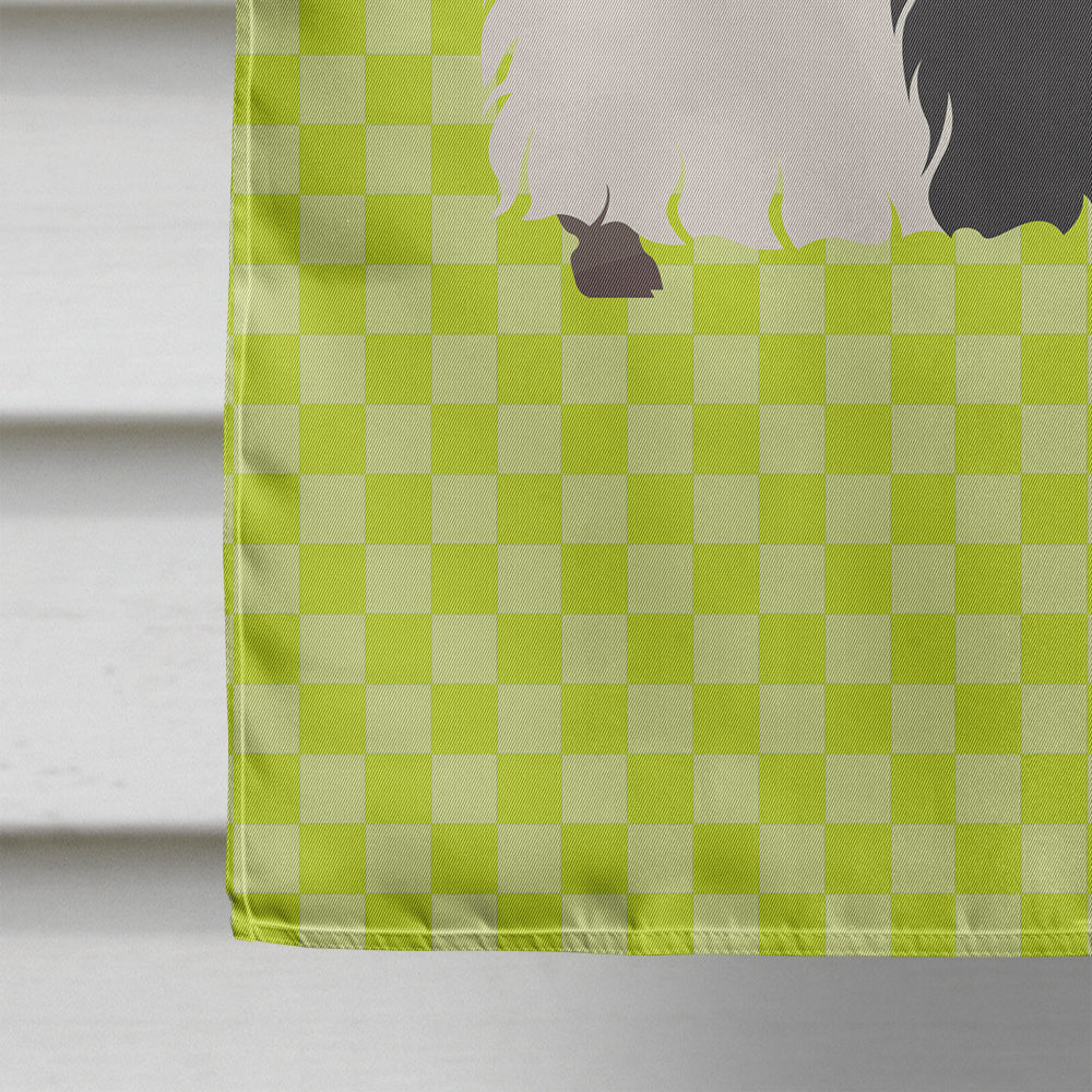 Welsh Black-Necked Goat Green House Flag 28x40 Porch Sleeve Pole Decorative Outside Yard Banner Artwork Wall Hanging, Polyester