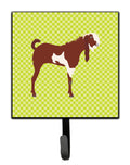 Jamnapari Goat Green Leash or Key Holder Wall Hooks, Key Hooks Holder, Coat Rack Wall Mount, Coat Hooks, Hooks for Hanging Keys, Towels, Aprons, Leashes