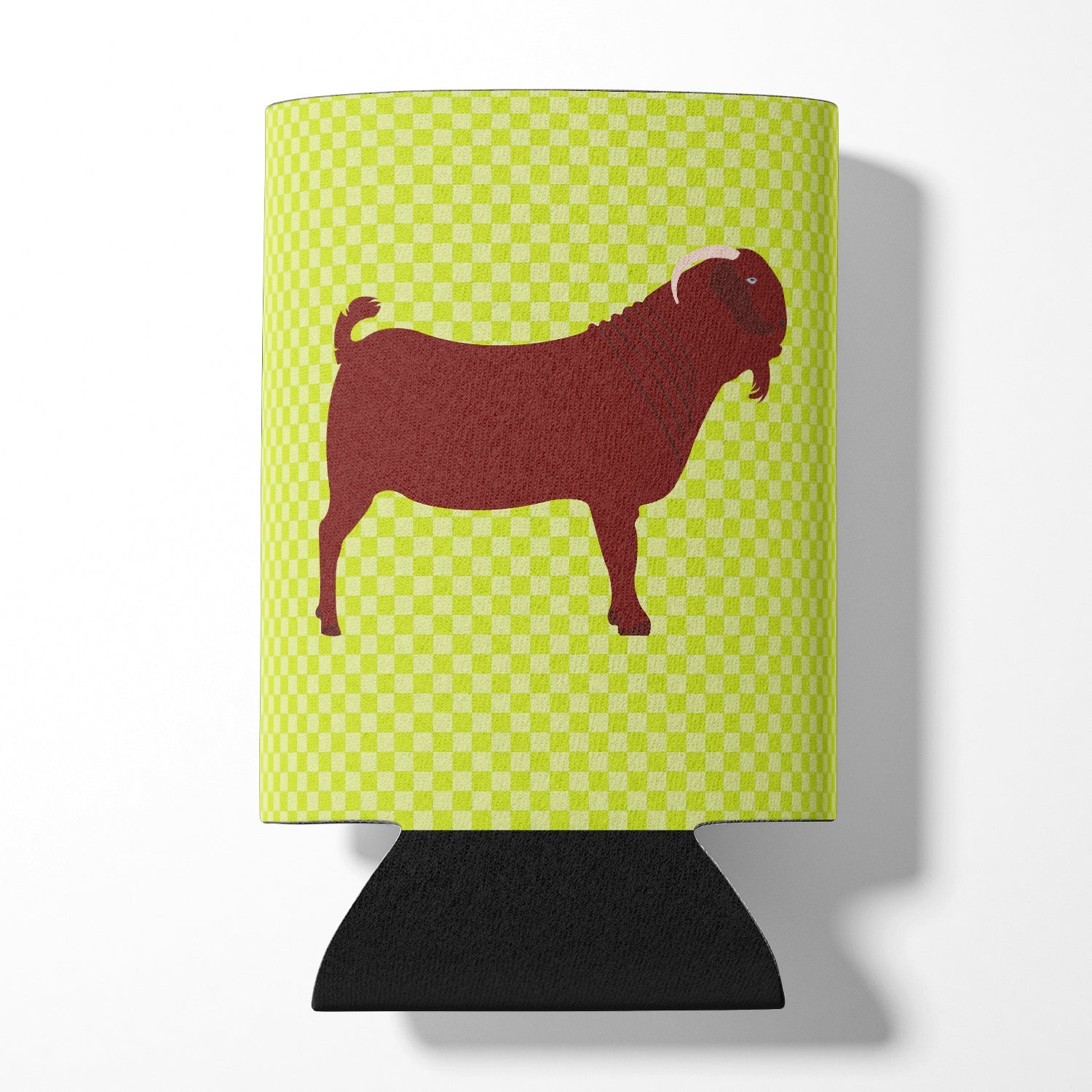 Kalahari Red Goat Green Can or Bottle Hugger Cooler Sleeve for Standard 12 oz Cans, Insulated Foam Beer & Soda Can Hugger Reusable