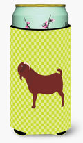 Kalahari Red Goat Green Tall Boy Hugger Can Cooler Sleeve Machine Washable Drink Collapsible Insulator Beverage Insulated Holder