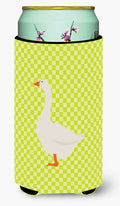 Embden Goose Green Tall Boy Hugger Can Cooler Sleeve Machine Washable Drink Collapsible Insulator Beverage Insulated Holder