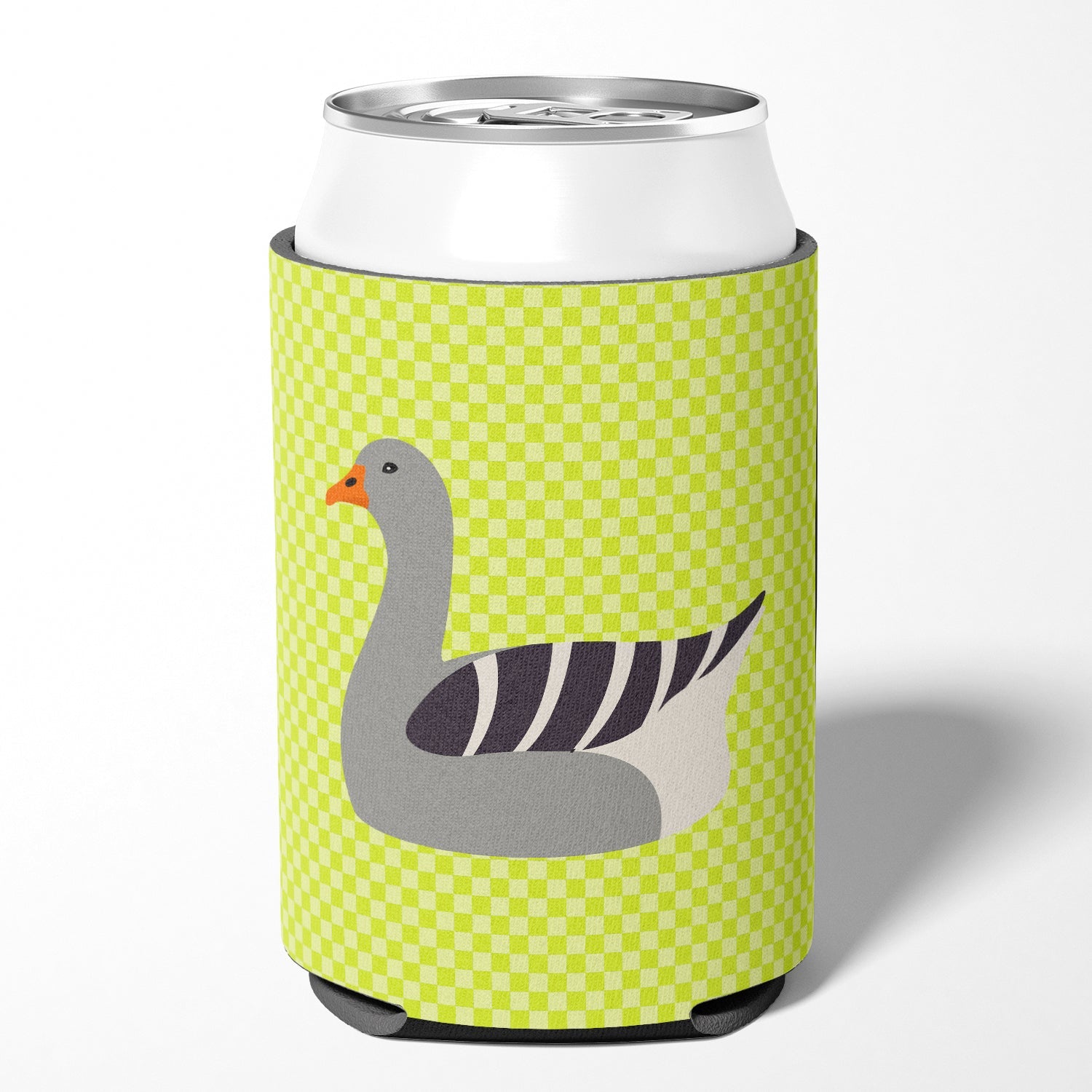 Pilgrim Goose Green Can or Bottle Hugger Cooler Sleeve for Standard 12 oz Cans, Insulated Foam Beer & Soda Can Hugger Reusable