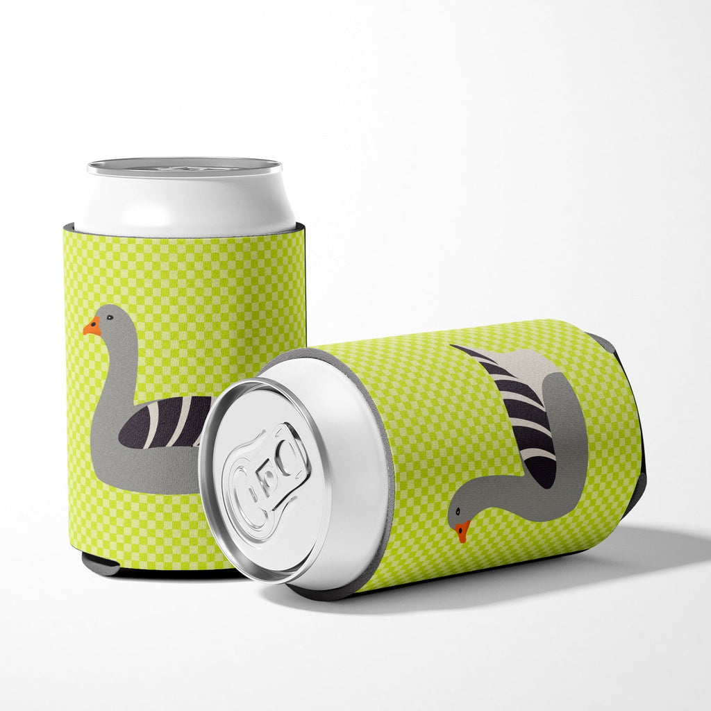 Pilgrim Goose Green Can or Bottle Hugger Cooler Sleeve for Standard 12 oz Cans, Insulated Foam Beer & Soda Can Hugger Reusable