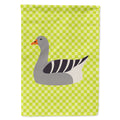 Pilgrim Goose Green House Flag 28x40 Porch Sleeve Pole Decorative Outside Yard Banner Artwork Wall Hanging, Polyester