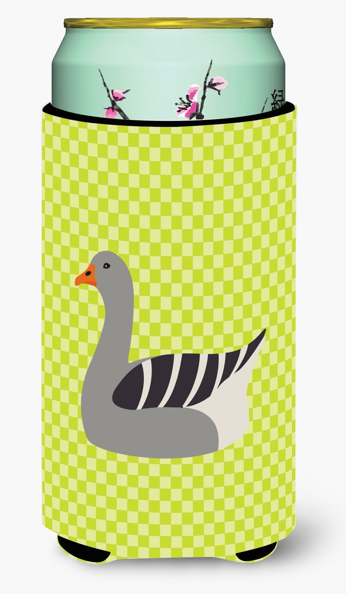 Pilgrim Goose Green Tall Boy Hugger Can Cooler Sleeve Machine Washable Drink Collapsible Insulator Beverage Insulated Holder