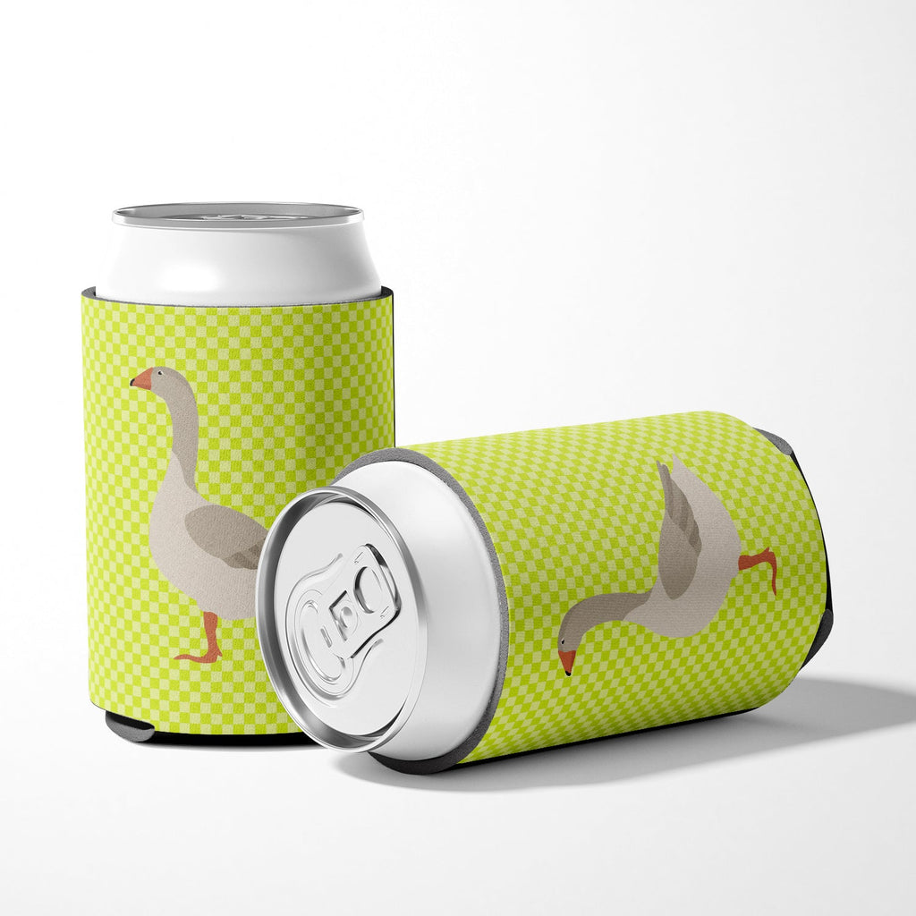 Steinbacher Goose Green Can or Bottle Hugger Cooler Sleeve for Standard 12 oz Cans, Insulated Foam Beer & Soda Can Hugger Reusable