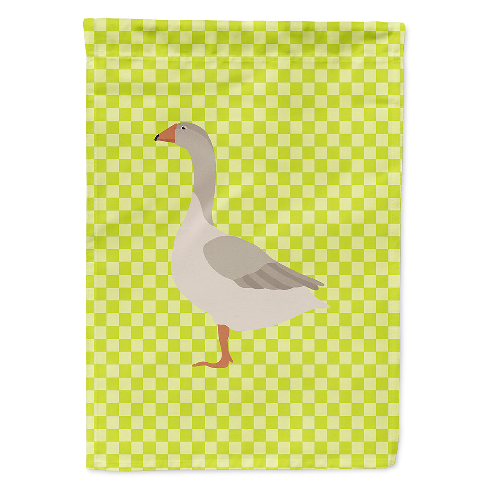 Steinbacher Goose Green House Flag 28x40 Porch Sleeve Pole Decorative Outside Yard Banner Artwork Wall Hanging, Polyester