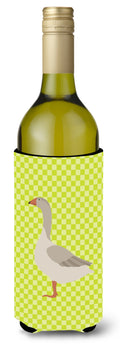 Steinbacher Goose Green Wine Bottle Hugger Gift Sleeve for Standard 750 ml Bottles, Insulated Reusable Also Fits Mini Shot & Pint Bottles