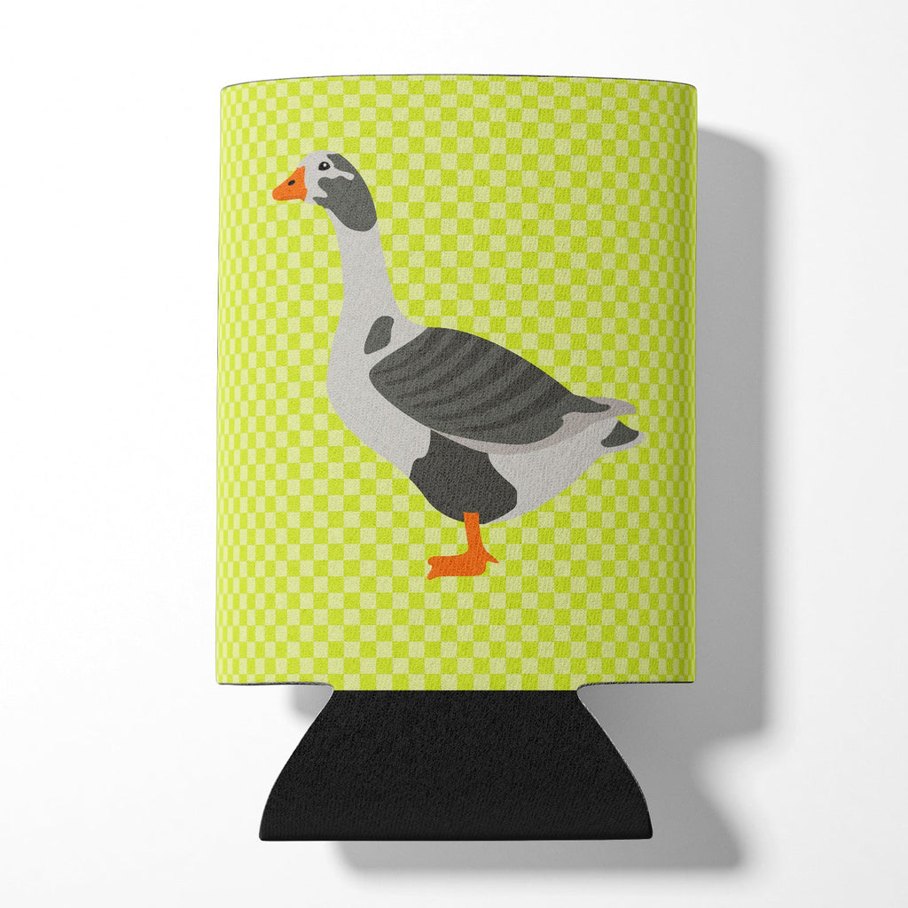 West of England Goose Green Can or Bottle Hugger Cooler Sleeve for Standard 12 oz Cans, Insulated Foam Beer & Soda Can Hugger Reusable