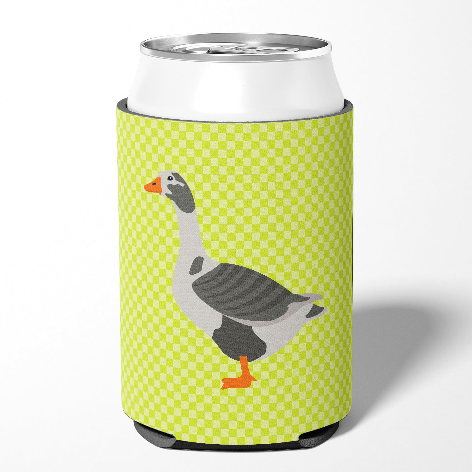 West of England Goose Green Can or Bottle Hugger Cooler Sleeve for Standard 12 oz Cans, Insulated Foam Beer & Soda Can Hugger Reusable