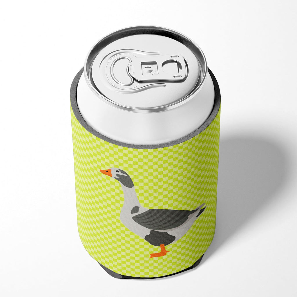 West of England Goose Green Can or Bottle Hugger Cooler Sleeve for Standard 12 oz Cans, Insulated Foam Beer & Soda Can Hugger Reusable