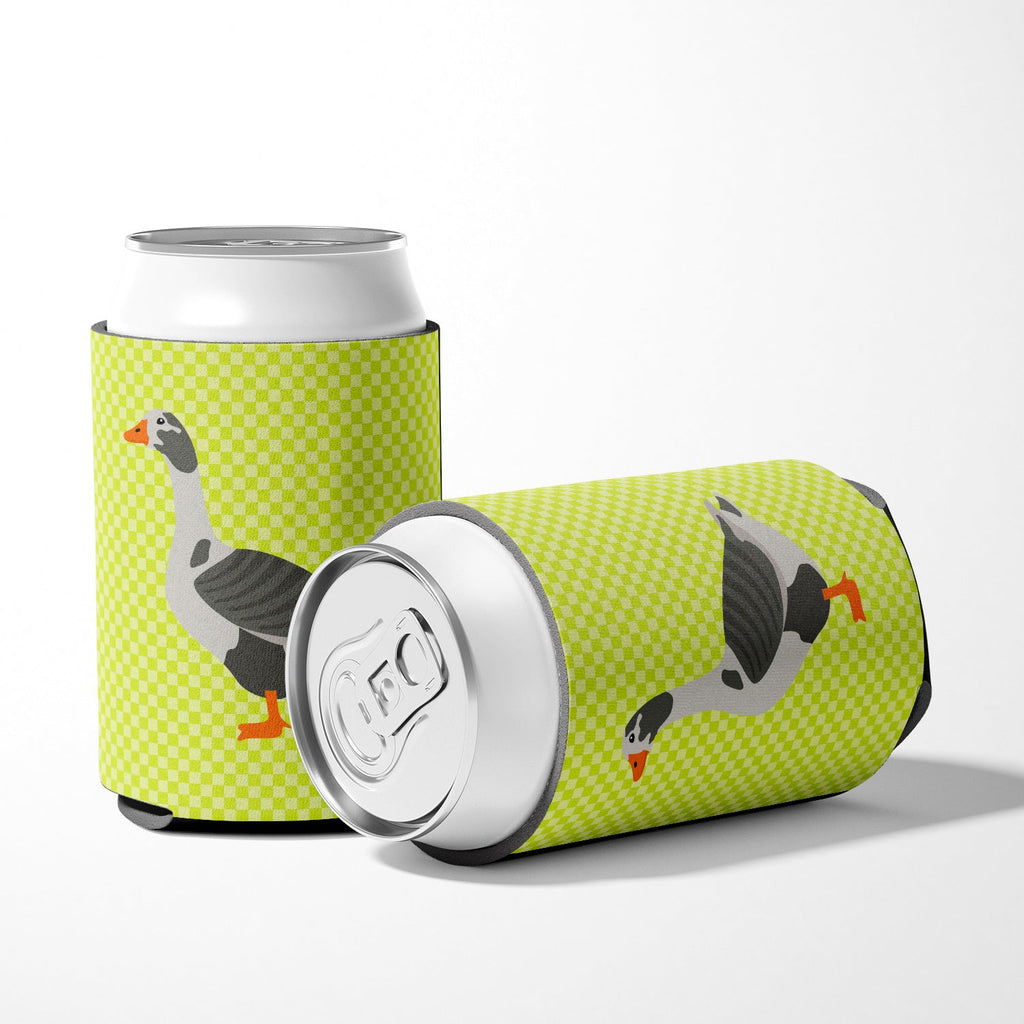 West of England Goose Green Can or Bottle Hugger Cooler Sleeve for Standard 12 oz Cans, Insulated Foam Beer & Soda Can Hugger Reusable