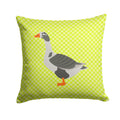 West of England Goose Green Decorative Throw Pillow 14x14 Indoor Outdoor Accent Cushion, Fabric Cover with Insert for Sofa, Bed, Porch & Living Room