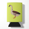 Chinese Goose Green Can or Bottle Hugger Cooler Sleeve for Standard 12 oz Cans, Insulated Foam Beer & Soda Can Hugger Reusable