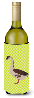 Chinese Goose Green Wine Bottle Hugger Gift Sleeve for Standard 750 ml Bottles, Insulated Reusable Also Fits Mini Shot & Pint Bottles