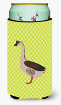 Chinese Goose Green Tall Boy Hugger Can Cooler Sleeve Machine Washable Drink Collapsible Insulator Beverage Insulated Holder