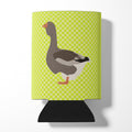 Toulouse Goose Green Can or Bottle Hugger Cooler Sleeve for Standard 12 oz Cans, Insulated Foam Beer & Soda Can Hugger Reusable