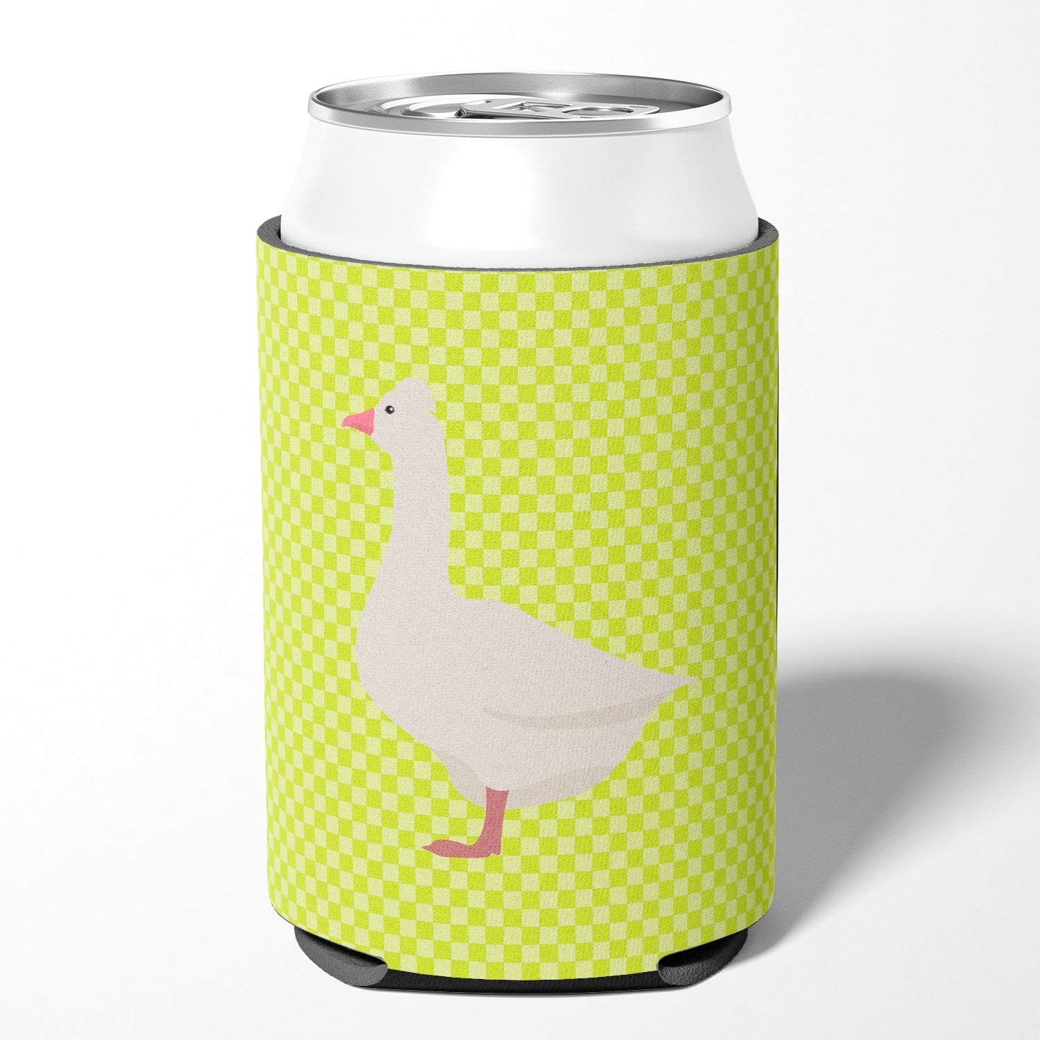 Roman Goose Green Can or Bottle Hugger Cooler Sleeve for Standard 12 oz Cans, Insulated Foam Beer & Soda Can Hugger Reusable