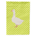 Roman Goose Green House Flag 28x40 Porch Sleeve Pole Decorative Outside Yard Banner Artwork Wall Hanging, Polyester