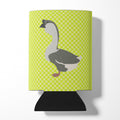 African Goose Green Can or Bottle Hugger Cooler Sleeve for Standard 12 oz Cans, Insulated Foam Beer & Soda Can Hugger Reusable
