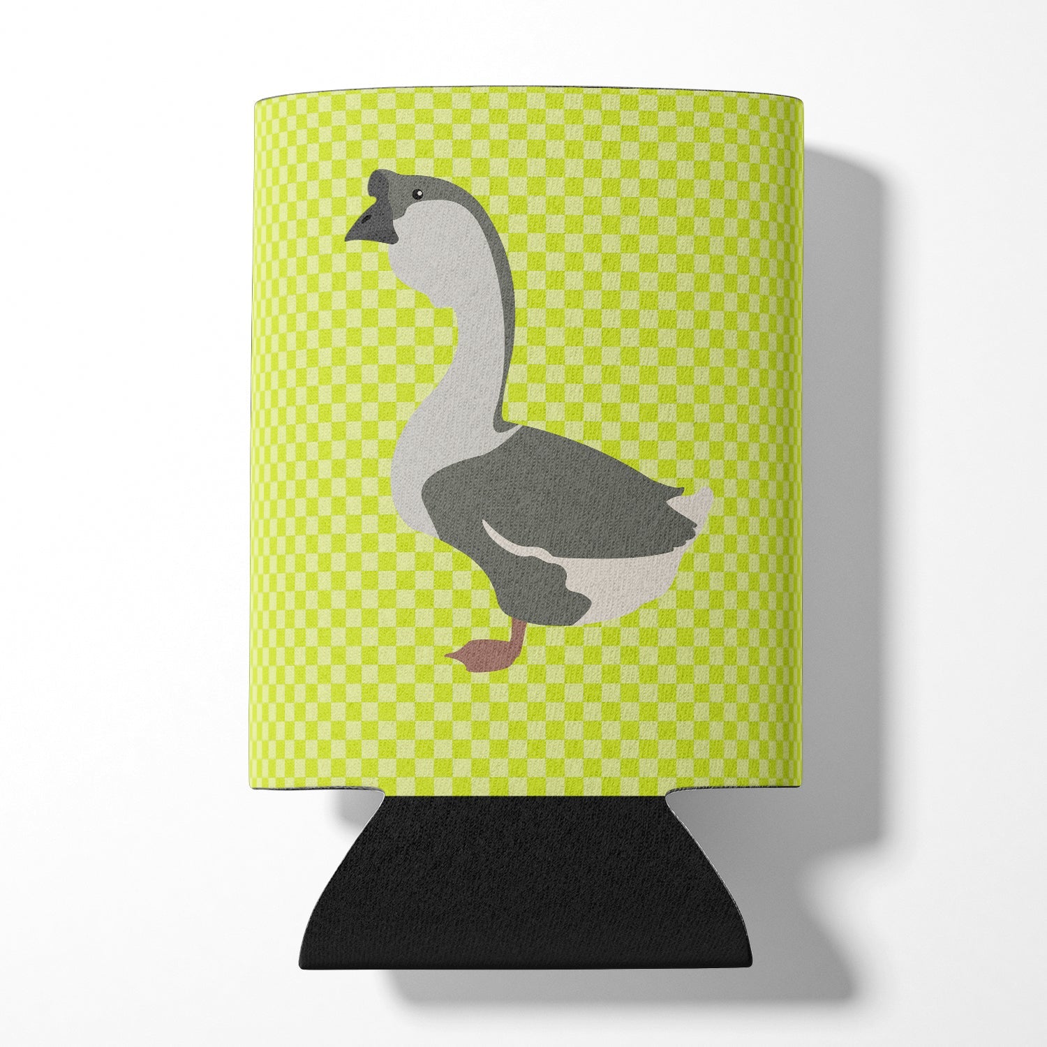African Goose Green Can or Bottle Hugger Cooler Sleeve for Standard 12 oz Cans, Insulated Foam Beer & Soda Can Hugger Reusable