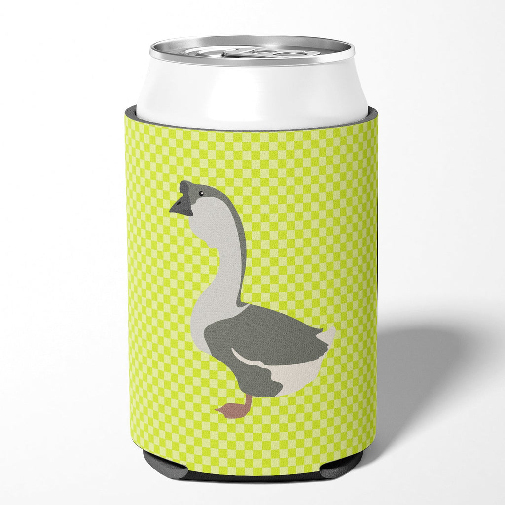 African Goose Green Can or Bottle Hugger Cooler Sleeve for Standard 12 oz Cans, Insulated Foam Beer & Soda Can Hugger Reusable
