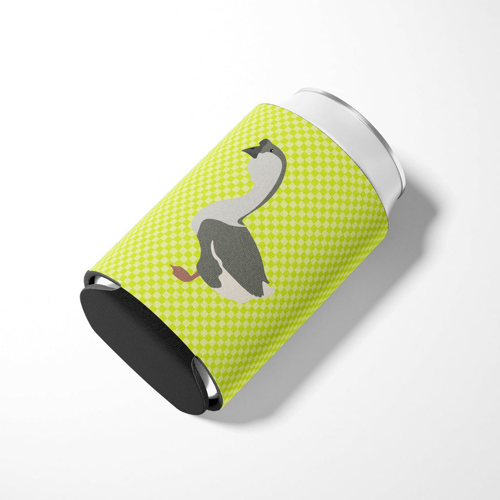 African Goose Green Can or Bottle Hugger Cooler Sleeve for Standard 12 oz Cans, Insulated Foam Beer & Soda Can Hugger Reusable