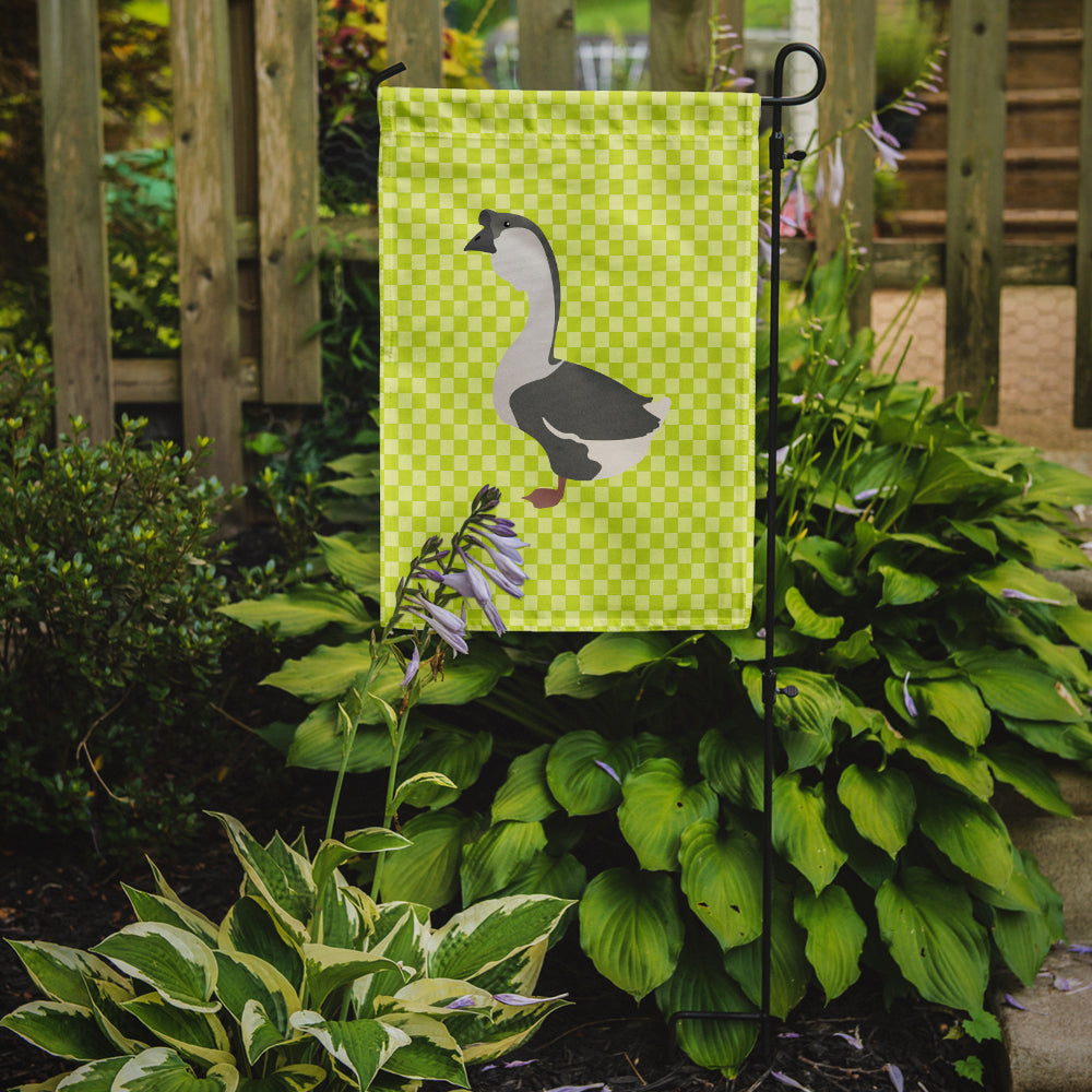 African Goose Green Garden Flag Mailbox Decorative Yard Banner Outside Patio Artwork for Flower Beds, Garden Size, Multicolor