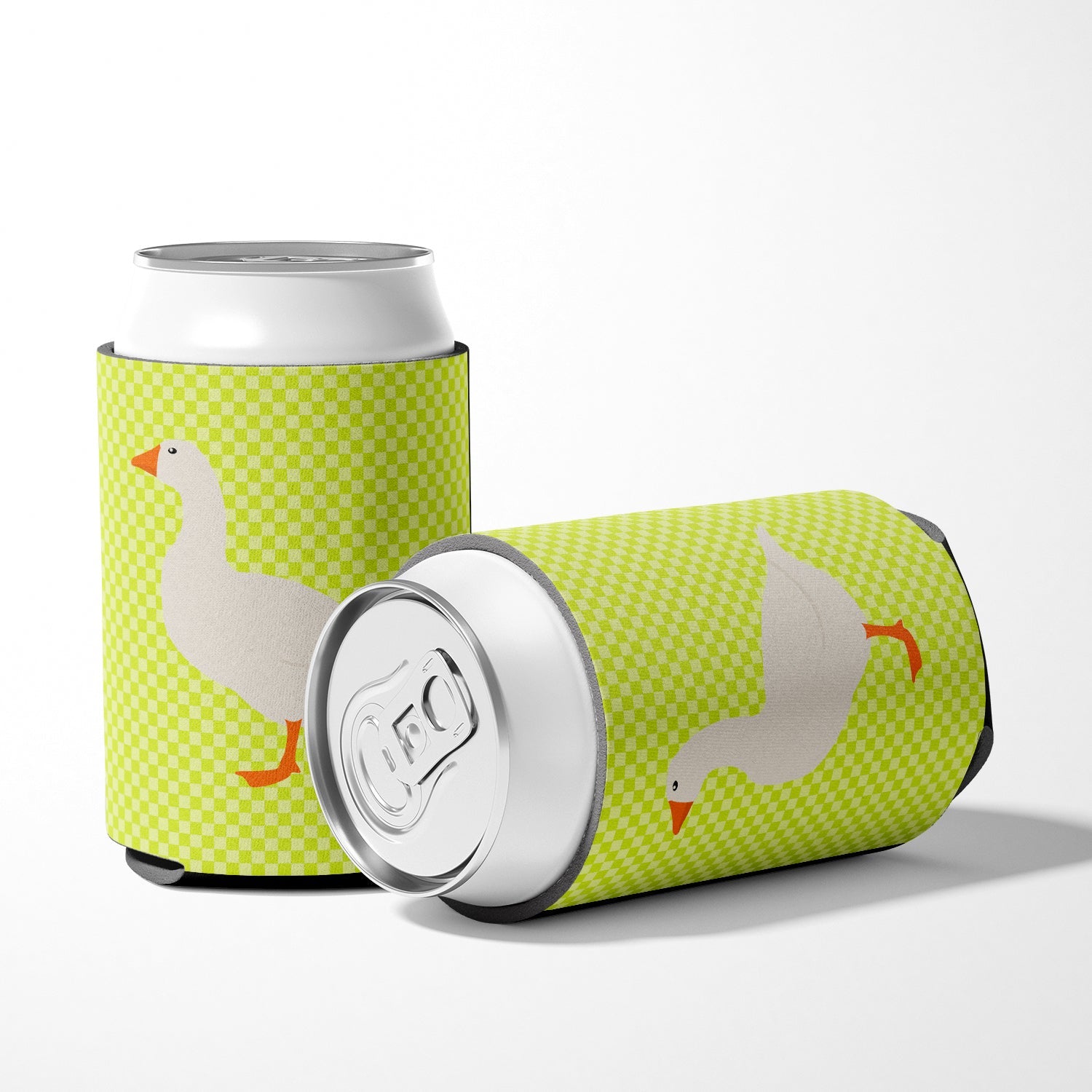 Shire Horse Green Can or Bottle Hugger Cooler Sleeve for Standard 12 oz Cans, Insulated Foam Beer & Soda Can Hugger Reusable