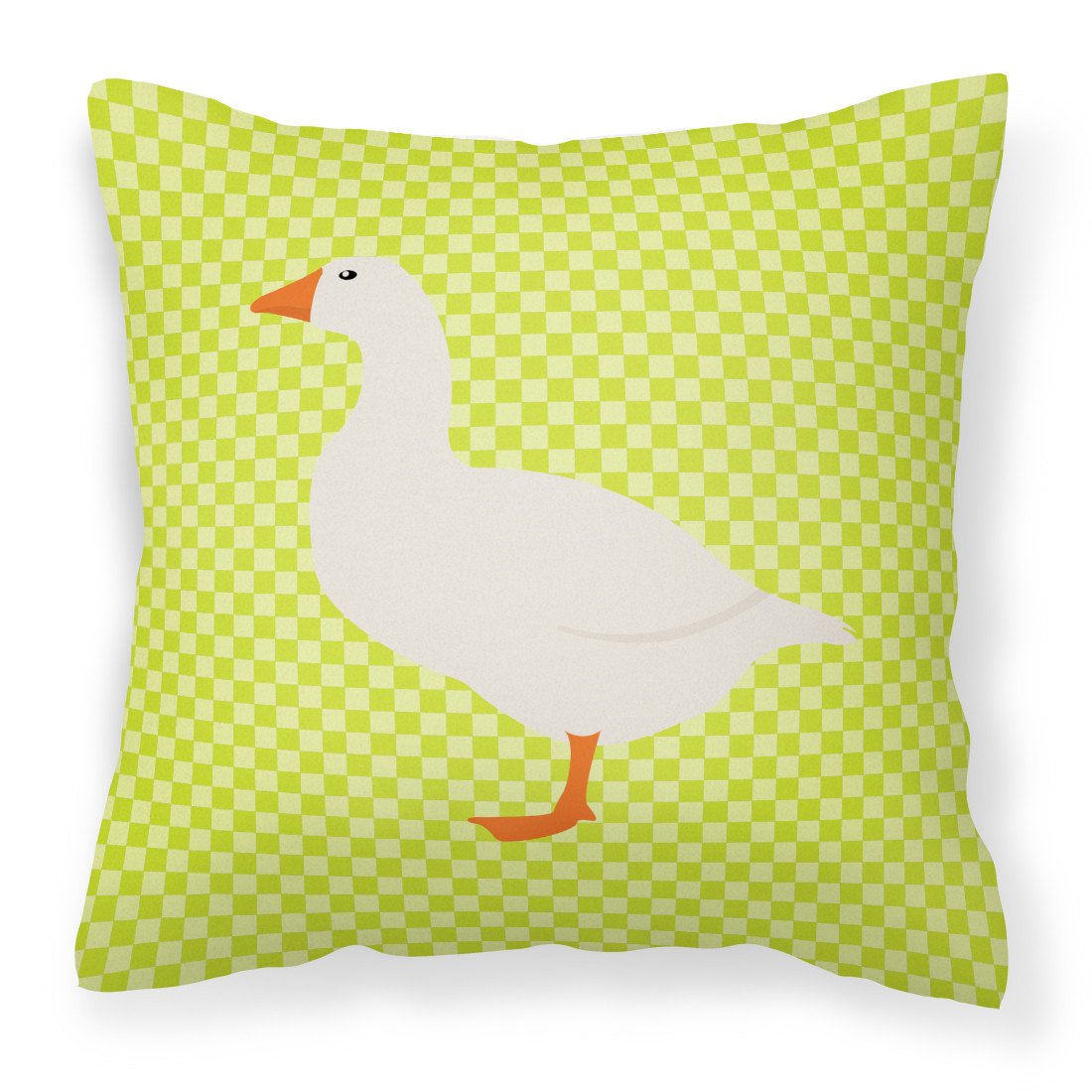 Shire Horse Green Decorative Throw Pillow 18x18 Indoor Outdoor Accent Cushion, Fabric Cover with Insert for Sofa, Bed, Porch & Living Room