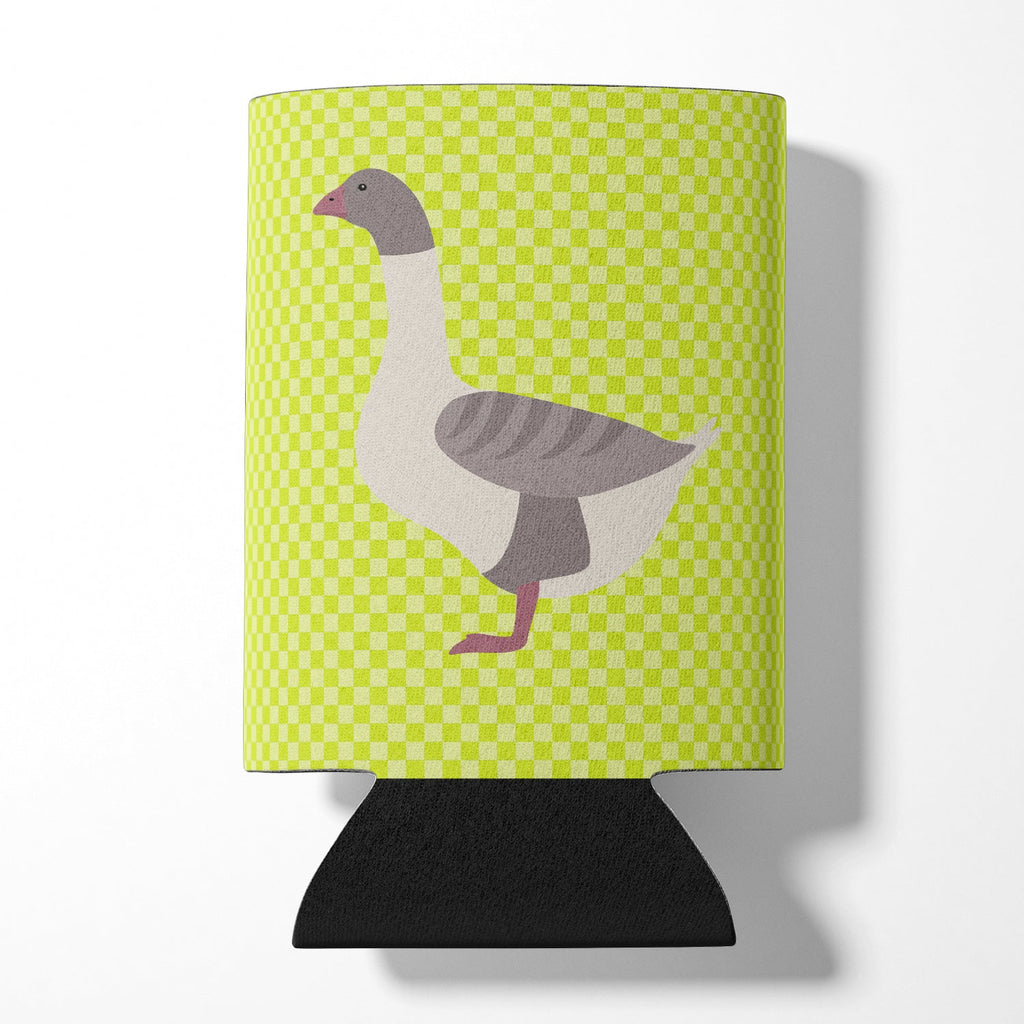 Buff Grey Back Goose Green Can or Bottle Hugger Cooler Sleeve for Standard 12 oz Cans, Insulated Foam Beer & Soda Can Hugger Reusable
