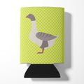Buff Grey Back Goose Green Can or Bottle Hugger Cooler Sleeve for Standard 12 oz Cans, Insulated Foam Beer & Soda Can Hugger Reusable