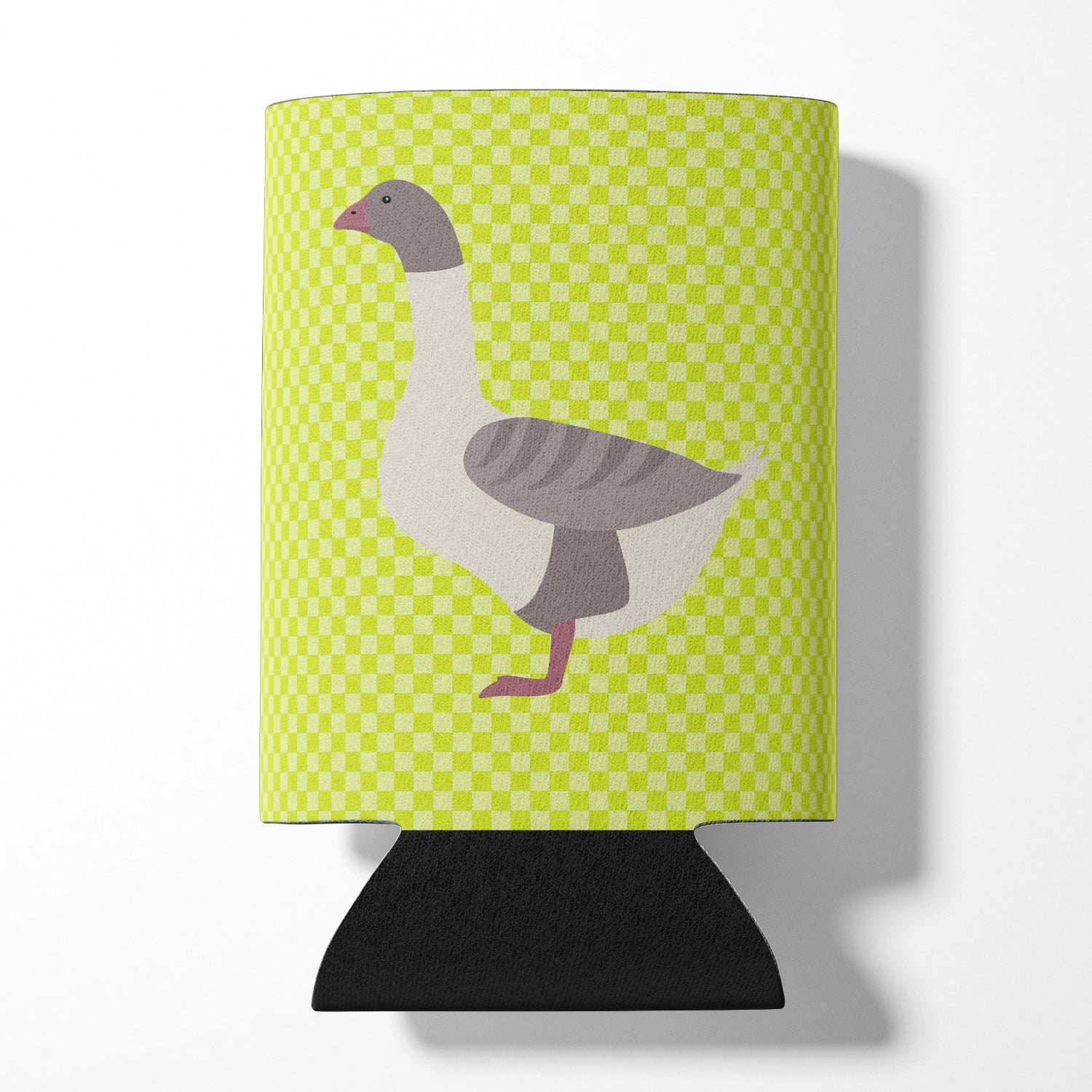 Buff Grey Back Goose Green Can or Bottle Hugger Cooler Sleeve for Standard 12 oz Cans, Insulated Foam Beer & Soda Can Hugger Reusable