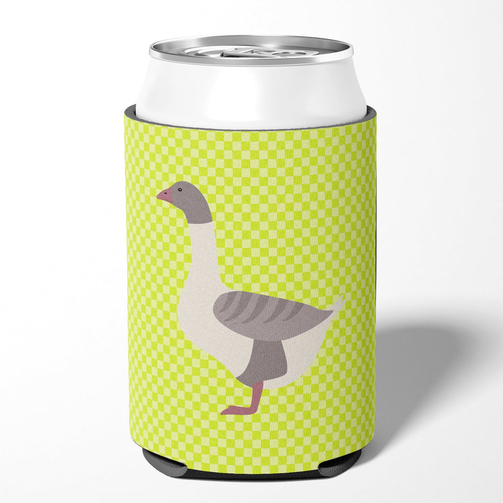Buff Grey Back Goose Green Can or Bottle Hugger Cooler Sleeve for Standard 12 oz Cans, Insulated Foam Beer & Soda Can Hugger Reusable
