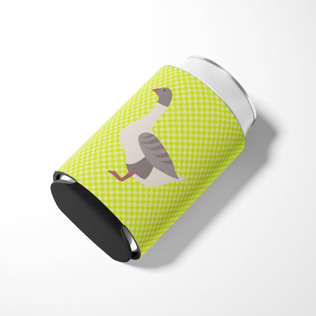 Buff Grey Back Goose Green Can or Bottle Hugger Cooler Sleeve for Standard 12 oz Cans, Insulated Foam Beer & Soda Can Hugger Reusable