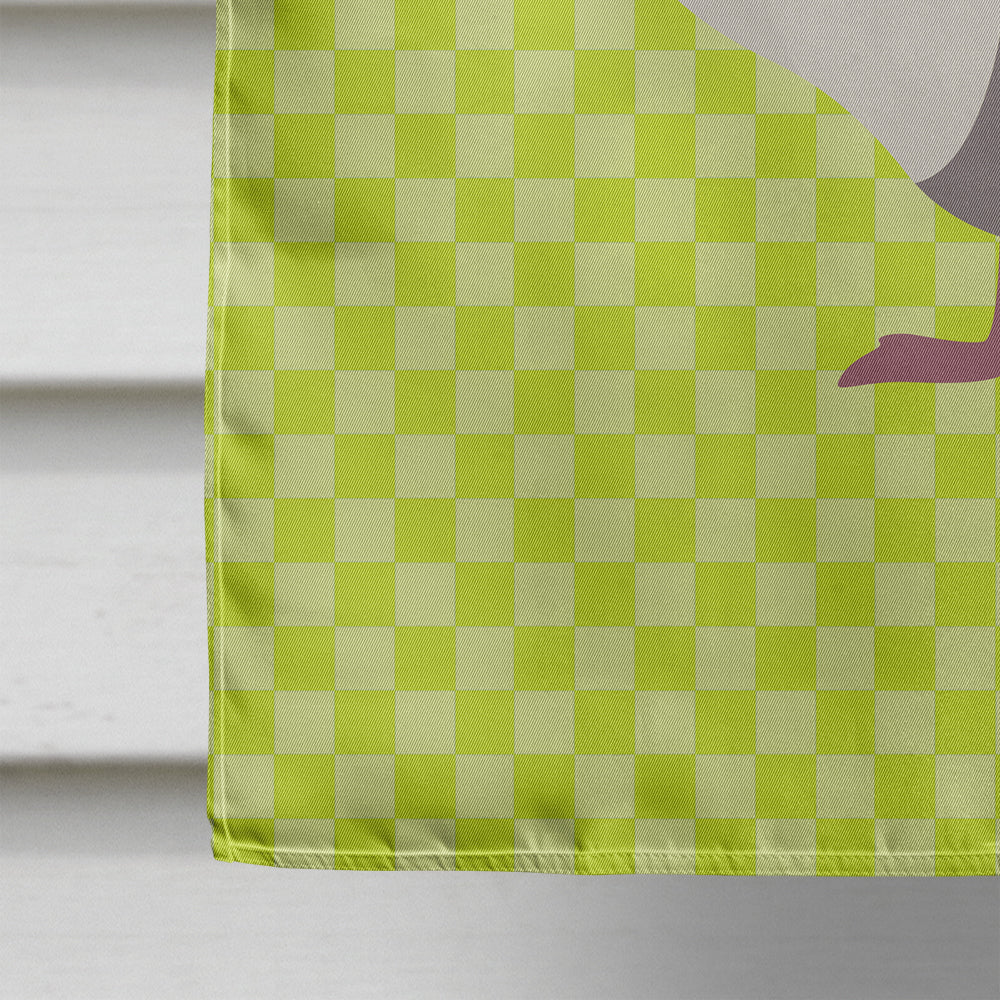 Buff Grey Back Goose Green House Flag 28x40 Porch Sleeve Pole Decorative Outside Yard Banner Artwork Wall Hanging, Polyester