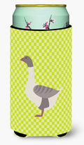 Buff Grey Back Goose Green Tall Boy Hugger Can Cooler Sleeve Machine Washable Drink Collapsible Insulator Beverage Insulated Holder
