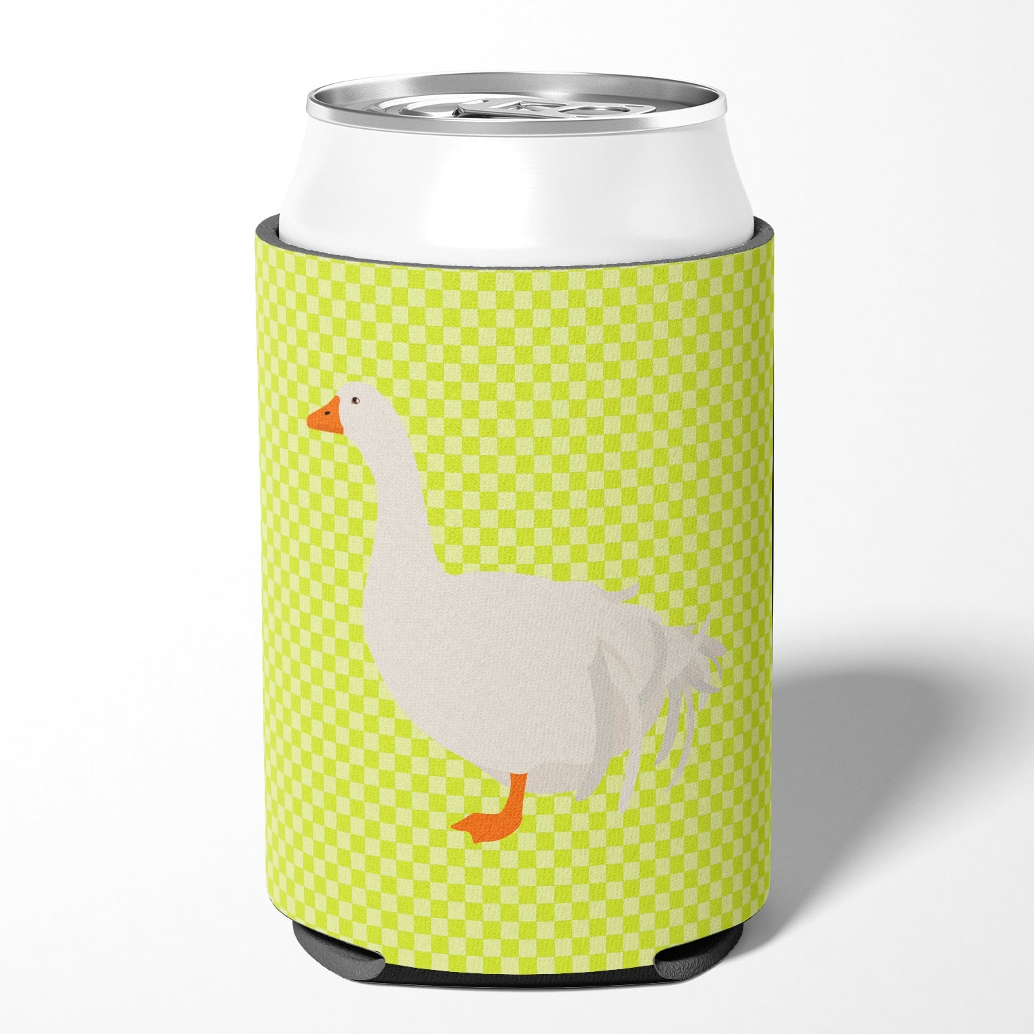 Sebastopol Goose Green Can or Bottle Hugger Cooler Sleeve for Standard 12 oz Cans, Insulated Foam Beer & Soda Can Hugger Reusable