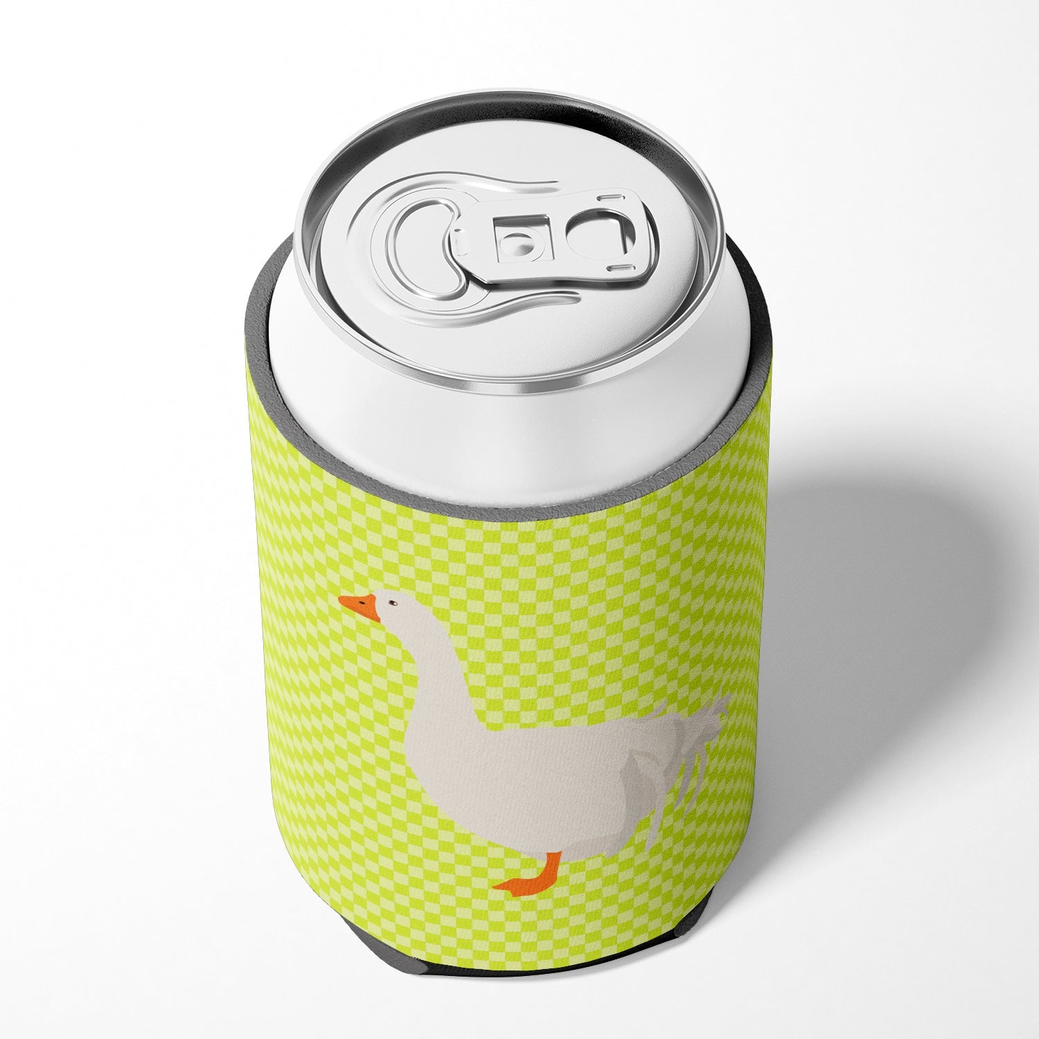 Sebastopol Goose Green Can or Bottle Hugger Cooler Sleeve for Standard 12 oz Cans, Insulated Foam Beer & Soda Can Hugger Reusable