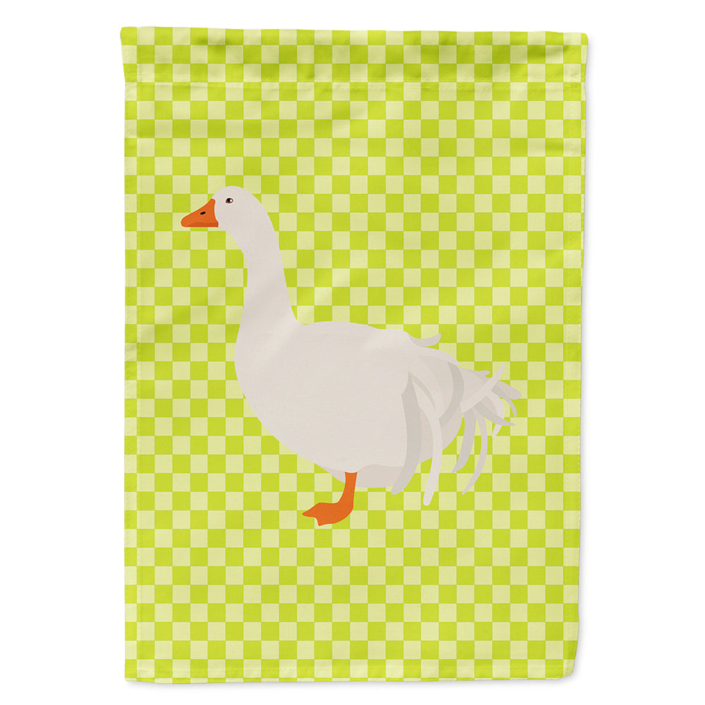 Sebastopol Goose Green House Flag 28x40 Porch Sleeve Pole Decorative Outside Yard Banner Artwork Wall Hanging, Polyester