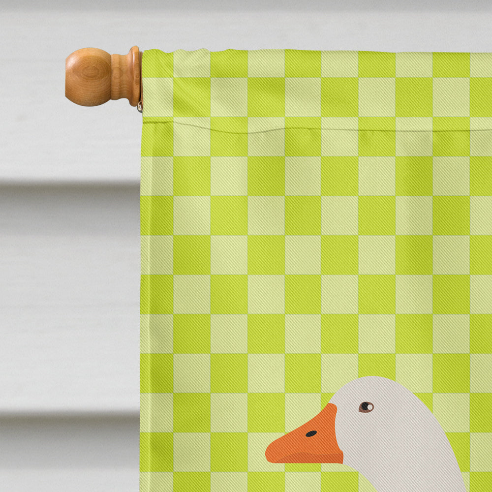 Sebastopol Goose Green House Flag 28x40 Porch Sleeve Pole Decorative Outside Yard Banner Artwork Wall Hanging, Polyester