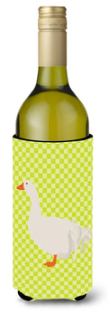 Sebastopol Goose Green Wine Bottle Hugger Gift Sleeve for Standard 750 ml Bottles, Insulated Reusable Also Fits Mini Shot & Pint Bottles