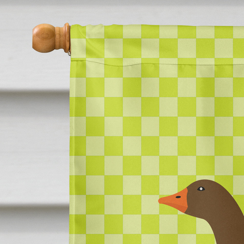Pomeranian Rogener Goose Green House Flag 28x40 Porch Sleeve Pole Decorative Outside Yard Banner Artwork Wall Hanging, Polyester