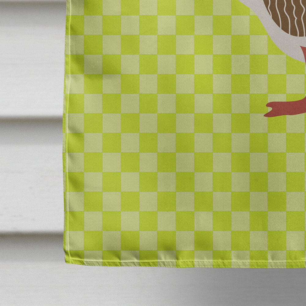 Pomeranian Rogener Goose Green House Flag 28x40 Porch Sleeve Pole Decorative Outside Yard Banner Artwork Wall Hanging, Polyester