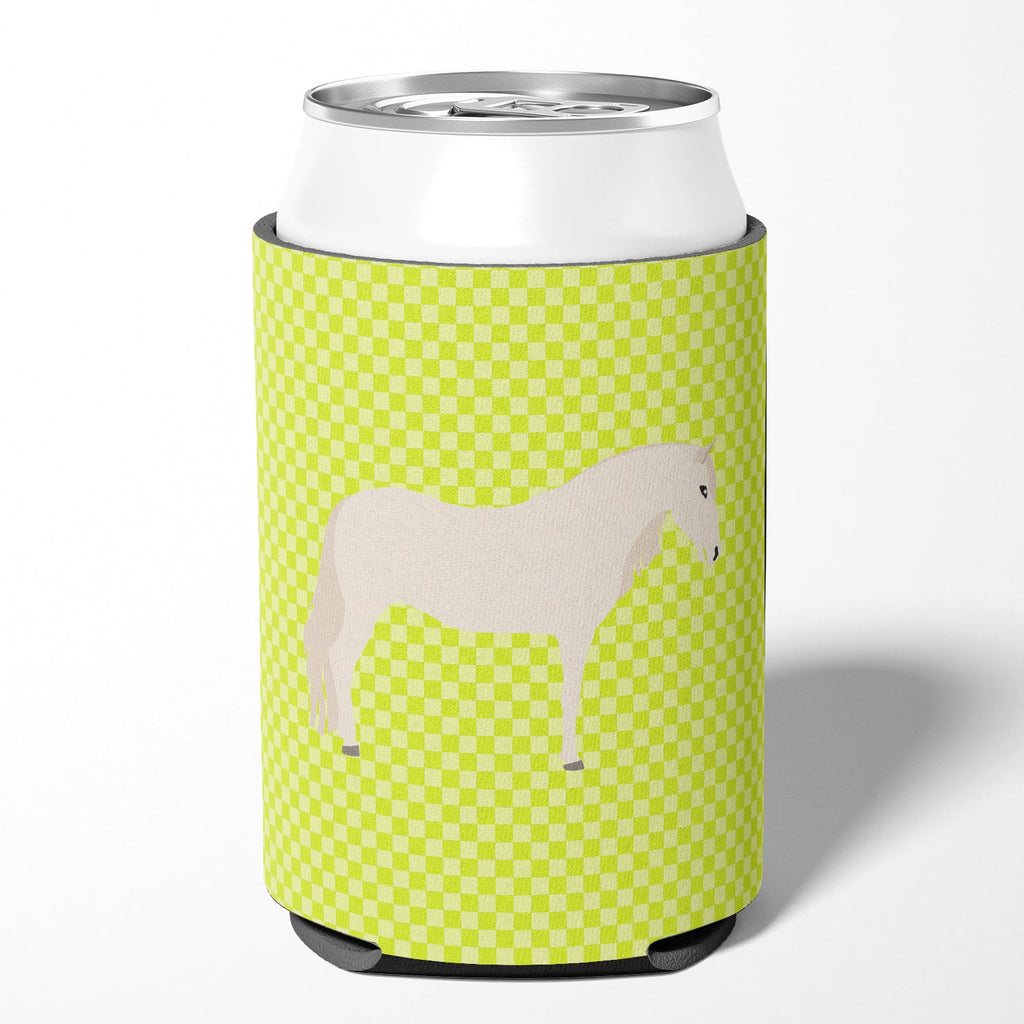 Paso Fino Horse Green Can or Bottle Hugger Cooler Sleeve for Standard 12 oz Cans, Insulated Foam Beer & Soda Can Hugger Reusable