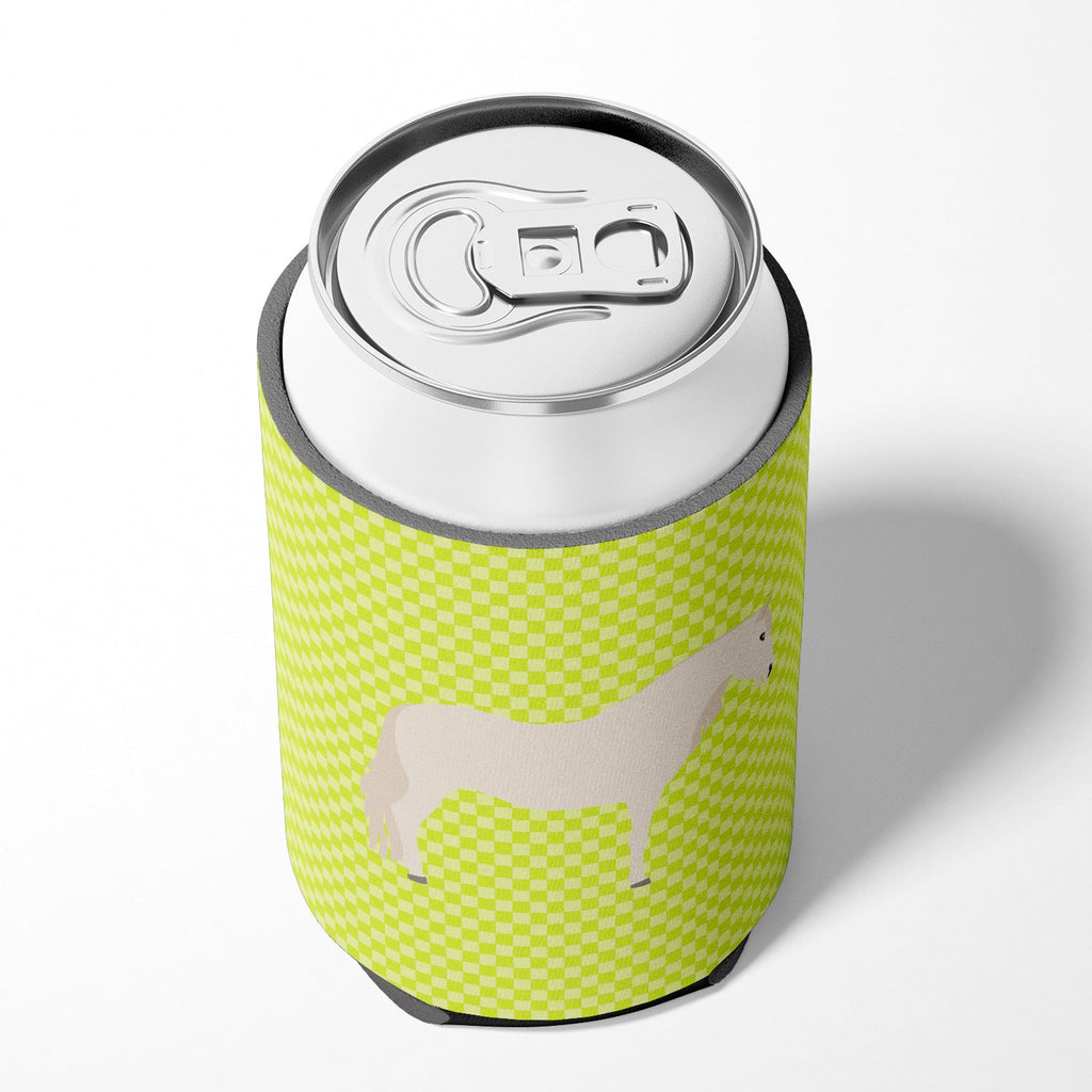 Paso Fino Horse Green Can or Bottle Hugger Cooler Sleeve for Standard 12 oz Cans, Insulated Foam Beer & Soda Can Hugger Reusable