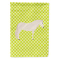 Paso Fino Horse Green House Flag 28x40 Porch Sleeve Pole Decorative Outside Yard Banner Artwork Wall Hanging, Polyester